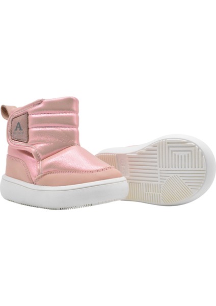 Maya Içi Peluş Kürklü Kız Bebek Bot Pudra Rengi modelleri