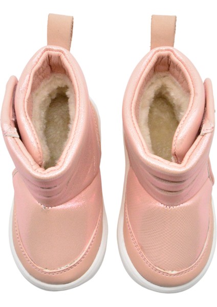 Maya Içi Peluş Kürklü Kız Bebek Bot Pudra Rengi indirimleri