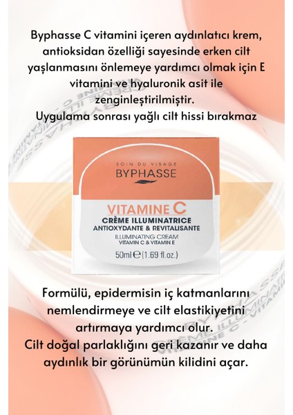 Vitamin-C Skin Booster Cilt Aydınlatıcı Krem 50ML