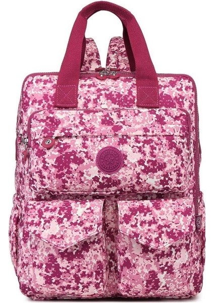 Büyük Boy Krinkıl Kumaş Sırt Çantası Smart Bags 1175