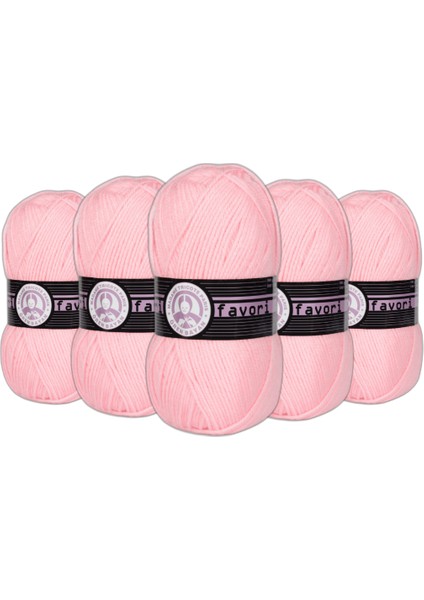 Favor El Örgü Ipi 500GR - 039 Açık Pembe