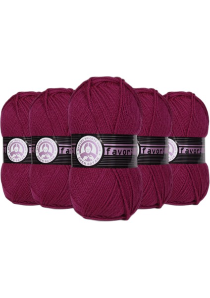 Favor El Örgü Ipi 500GR - 103 Bordo