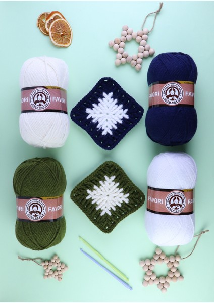 Favor El Örgü Ipi 500GR - 103 Bordo modelleri