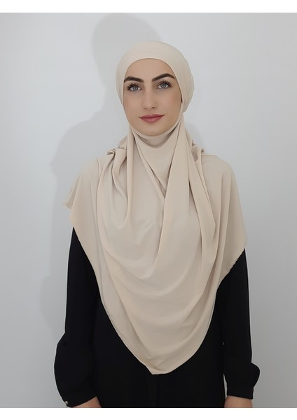 Hazır Sufle Baglamalı Pratık Esarp Khimar Ten Renk