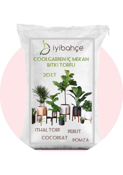 Coolgarden Iç Mekan Bitki Torfu 20 Lt Starliçe-Areca-Şeflera-Plea Vb.