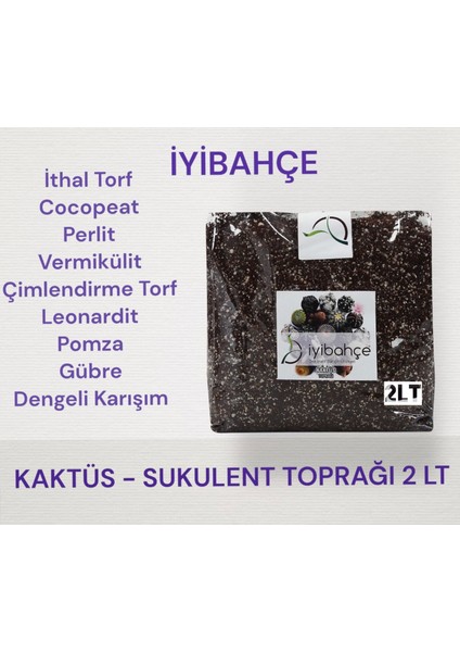 Kaktüs-Sukulent Toprağı 2 Lt