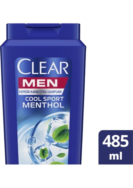 Erkek Şampuan Cool Sport Menthol Kepeğe Karşı Etkili 485 ml x 3 Adet modelleri