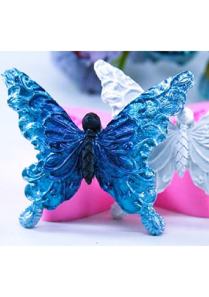 9cm Kelebek Silikon Kalıp K-1164