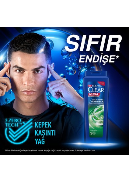 Men Kepeğe Karşı Etkili Şampuan Günlük Arınma ve Ferahlık 350 ml x 3 Adet modelleri