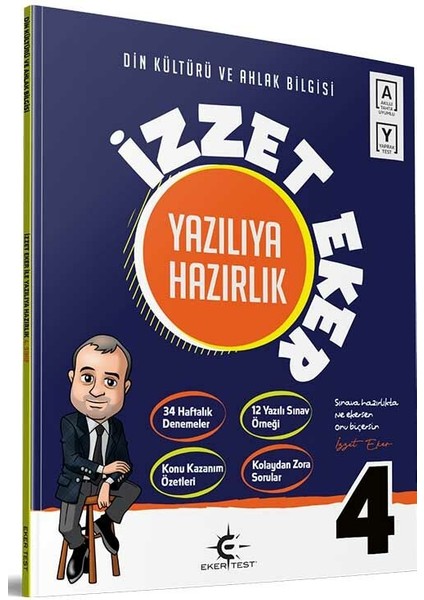 4. Sınıf Din Kültürü ve Ahlak Bilgisi Izzet Eker ile Yazılıya Hazırlık fiyatları