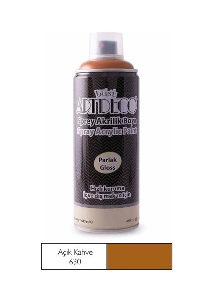 Sprey Akrilik Boya Kahve 400ML modelleri