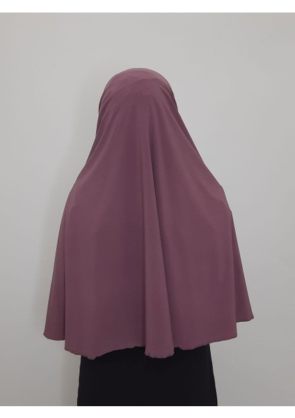 Tek Parca Pratik Büyük Hazır Esarp Hijap Leylak Renk Namaz Örtüsü