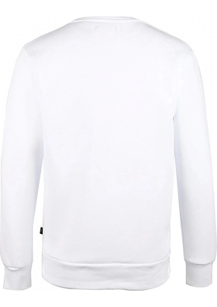 Jack & Jones 12245593 0 Yaka Erkek Sweat - Beyaz