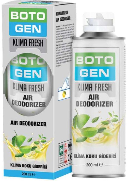 Klima ve Koku Giderici Sprey 200 ml 2 Li Set