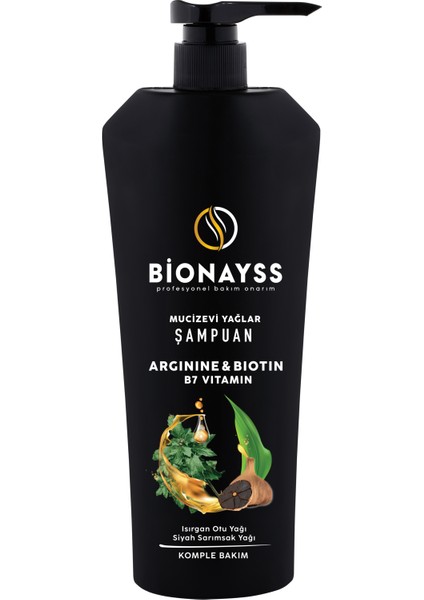Arginine & Biotin - B7 Şampuan – Isırgan Otu & Siyah Sarımsak