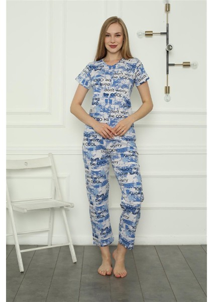 Kadın Penye Pijama Takım 4154 fiyatları