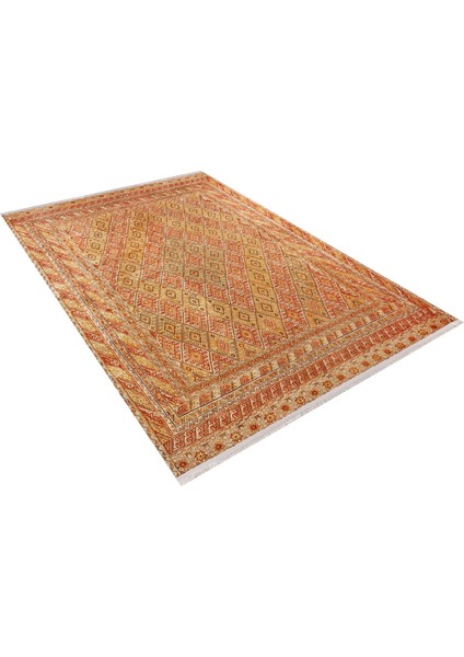 Domodedovo Sarı Modern Polyester Dijital Baskı Halı