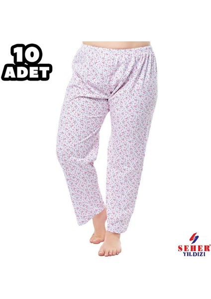 Seher Iki Iplik Bayan Pijama Alt 10'lu