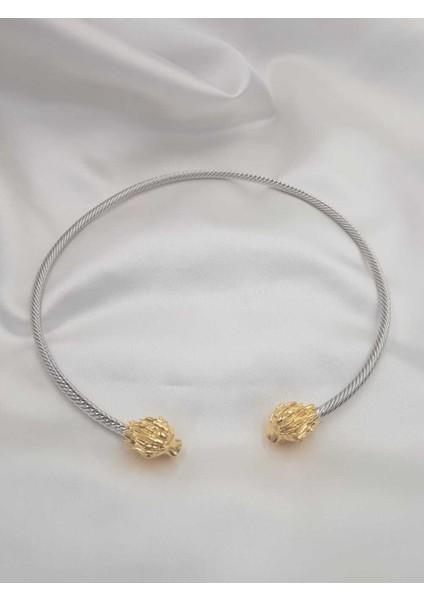 Xuping Çelik Çift Aslan Detaylı Kolye fırsatları