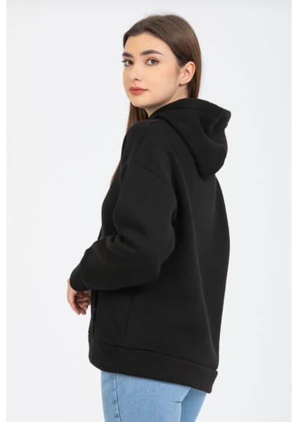 Tigerss Kadın Üç Iplik Şardonlu Kapşonlu Sweatshirt fiyatları