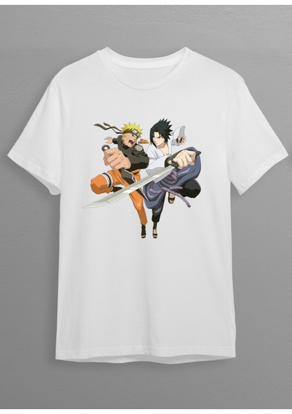 Naruto Baskılı Unisex T-Shirt H09