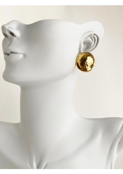 Özel Tasarım Altın Kaplama El Yapımı Dolunay Küpe fiyatları