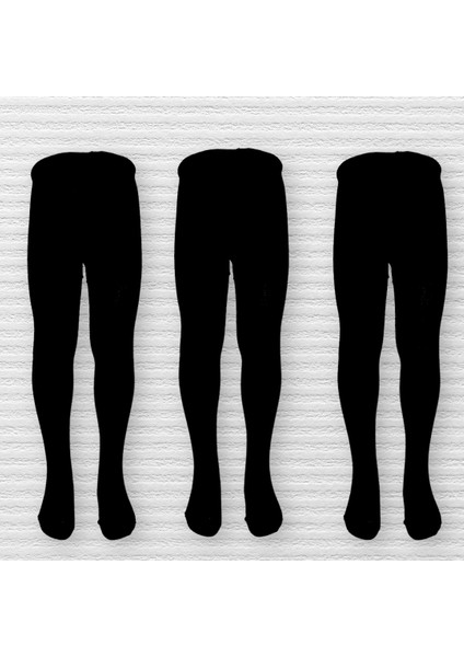 3'lü Külotlu Çocuk Çorabı Siyah fiyatları