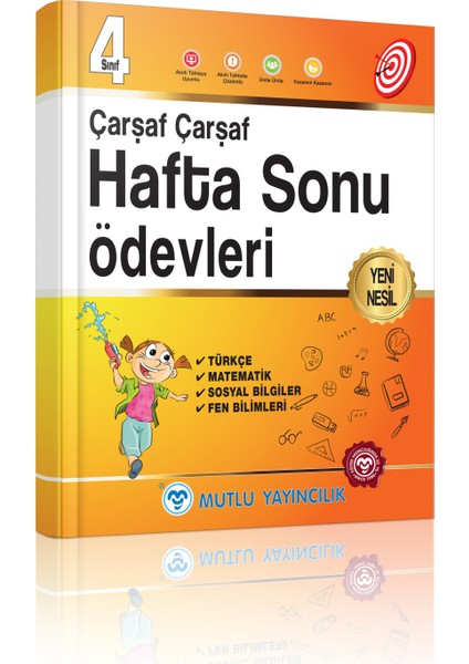 Yeni Nesil Çarşaf Çarşaf Hafta Sonu Ödevleri 4.sınıf