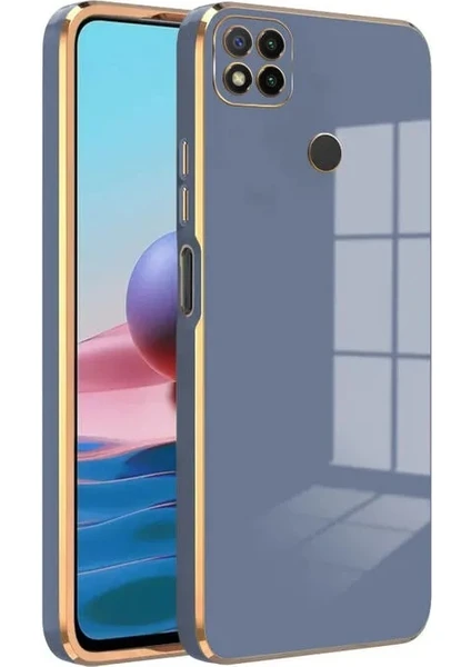 Case World Xiaomi Redmi 9c Kapak Kamera Korumalı Lazer Kesim Lüx Silikon Kılıf - Petrol Mavisi