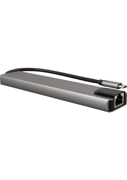 Dxt Senseı Type C 8ın1 HDMI Cok Fonksıyonlu USB 3.0 Dock Statıon