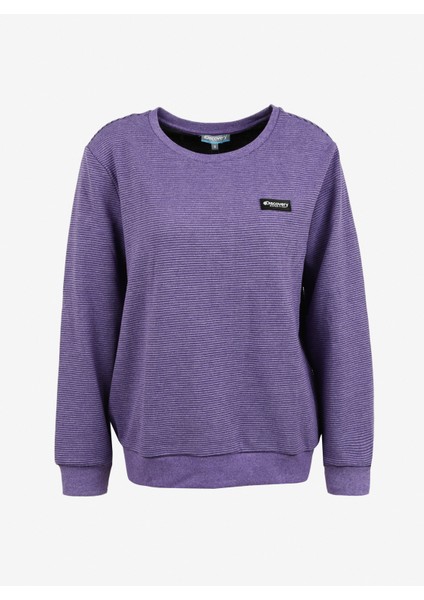 Lila Kadın Bisiklet Yaka Sweatshirt D3WL-SWT28