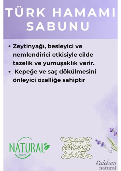 Türk Hamamı Şeffaf Transparan Sabunu 90 gr x 3 Adet