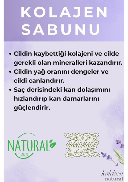 Kolajen Şeffaf Transparan Sabunu 90 gr x 3 Adet