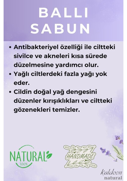 Ballı Şeffaf Transparan Sabunu 90 gr x 3 Adet