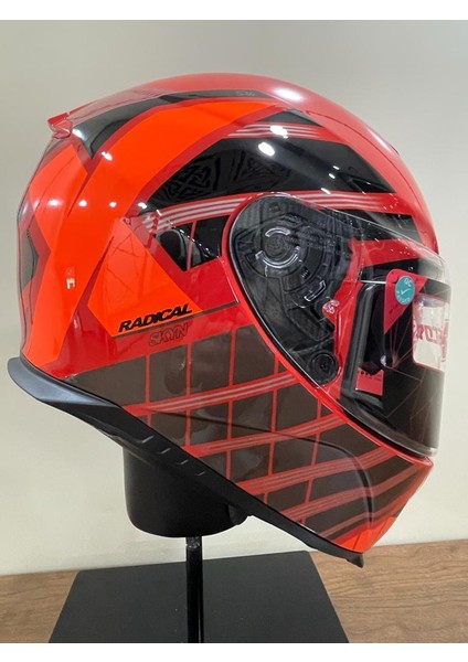 X507 Güneş Vizörlü Kapalı Motosiklet Kaskı fırsatları