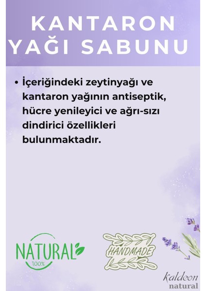 Kantaron Yağı Şeffaf Transparan Sabunu 90 gr x 3 Adet