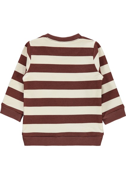Erkek Bebek Sweatshirt 6-18 Ay Çikolata Kahve fiyatları
