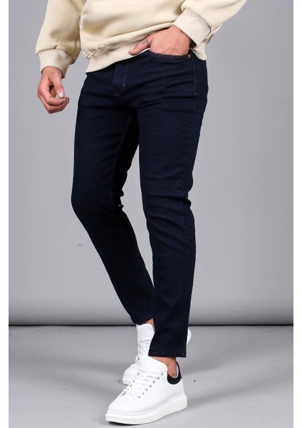 Denim Slim Fit Lacivert Erkek PANTOLON-5823