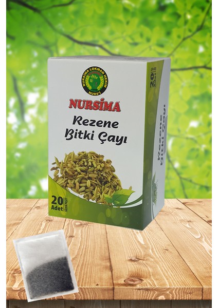 Nursima Rezene Bitki Çayı 20 Li Süzen Poşet