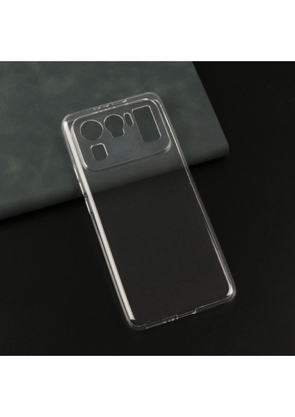 Xiaomi Mi 11 Ultra Uyumlu Kılıf 3D Kamera Korumalı Darbe Önleyici Şeffaf Renksiz Esnek Silikon