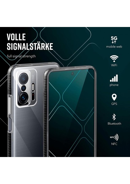 Xiaomi Mi 11T Pro 5g Uyumlu Kılıf 3D Kamera Korumalı Darbe Önleyici Şeffaf Renksiz Esnek Silikon