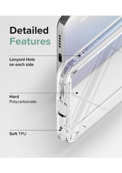 Xiaomi Redmi Note 11 Uyumlu Kılıf 3D Kamera Korumalı Darbe Önleyici Şeffaf Transparan Esnek Silikon