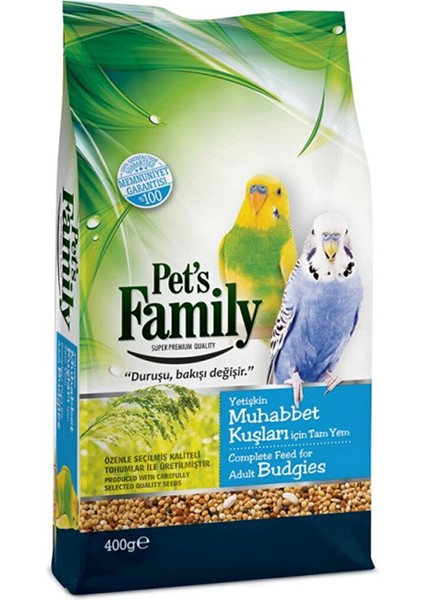 Pets Family Muhabbet Yemi 400 gr