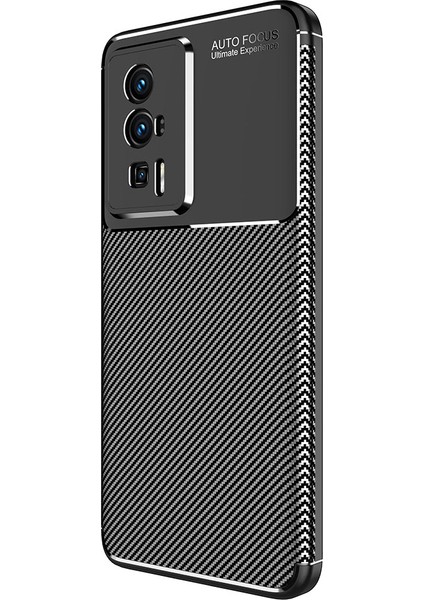 Xiaomi Poco F5 Pro Kılıf Kamera Çıkıntılı Karbon Fiber Dokulu Renk Atmaz Koruyucu Kapak (Negro) indirimleri