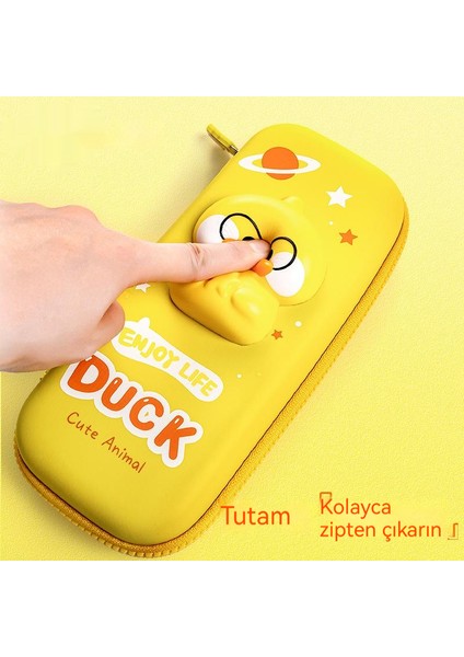 Yaratıcı Kalem Kutusu Dekompresyon Dekompresyon Kalem Kutusu Çok Fonksiyonlu Öğrenci Kırtasiye Kalem Çantası Sevimli Karikatür Çocuk (Yurt Dışından)