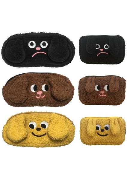 Kedi Fan Yeni Köpek Kalem Çantası Hendek Onarım Kırtasiye Çantası Sevimli Karikatür Bozuk Para Cüzdanı Ins Anahtar Küçük Çanta (Yurt Dışından) fırsatları