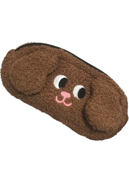 Kedi Fan Yeni Köpek Kalem Çantası Hendek Onarım Kırtasiye Çantası Sevimli Karikatür Bozuk Para Cüzdanı Ins Anahtar Küçük Çanta (Yurt Dışından)