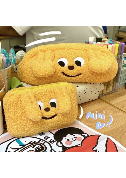 Kedi Fan Yeni Köpek Kalem Çantası Hendek Onarım Kırtasiye Çantası Sevimli Karikatür Bozuk Para Cüzdanı Ins Anahtar Küçük Çanta (Yurt Dışından) modelleri