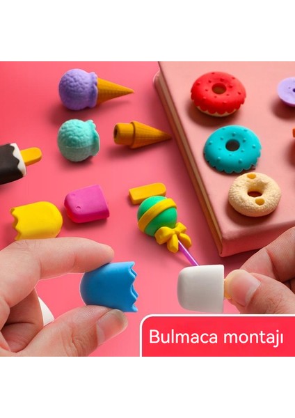 Karikatür Şekilli Silgi Kutulu Sevimli Öğrenci Çocuk Ödül Hediye Boyama Silgi Öğrenme Kırtasiye Silgi (Yurt Dışından) modelleri