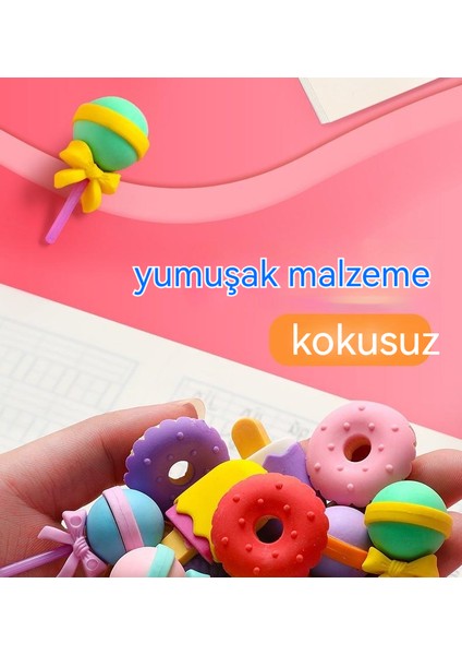 Karikatür Şekilli Silgi Kutulu Sevimli Öğrenci Çocuk Ödül Hediye Boyama Silgi Öğrenme Kırtasiye Silgi (Yurt Dışından) fırsatları